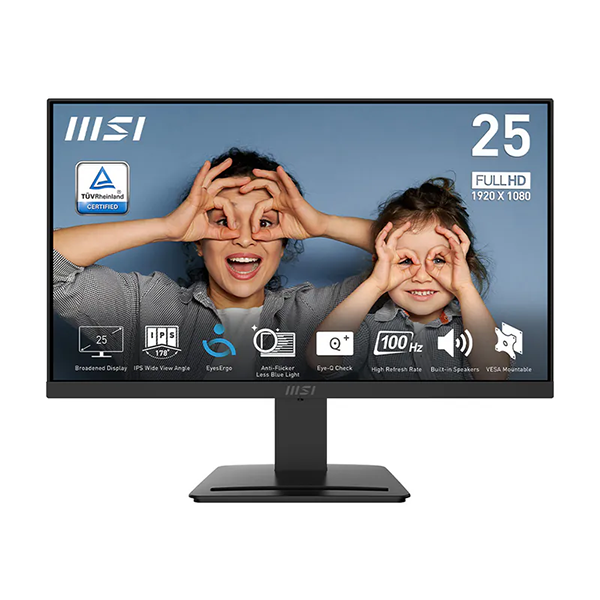 MSI PRO MP253P 電腦文書顯示器 25" FHD 100Hz IPS MO-MP253P【原裝行貨】