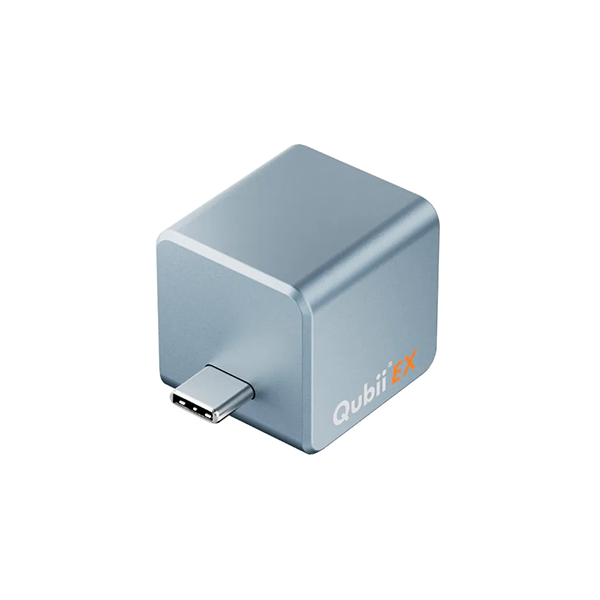 Qubii EX 1TB スカイブルー USB Type-C接続 USB PD60W 高速充電