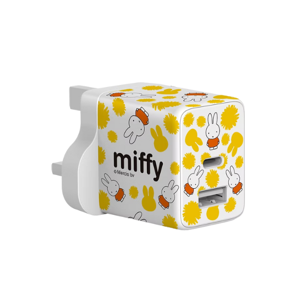 Miffy 2 Port 35W PD 3.0 & QC 3.0 GaN 充電器 MIF32【原裝行貨】