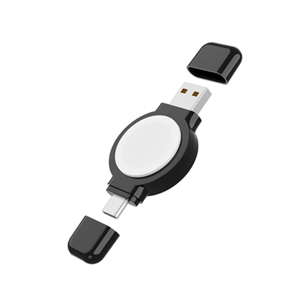 PhotoFast SPIN Charge 疾速雙頭充 Apple Watch 手錶磁吸無線充電器 (USB及Type-C雙頭)【原裝行貨】