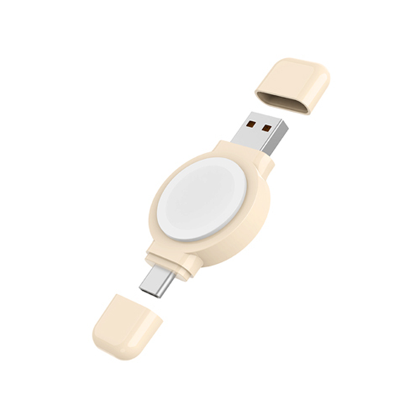 PhotoFast SPIN Charge 疾速雙頭充 Apple Watch 手錶磁吸無線充電器 (USB及Type-C雙頭)【原裝行貨】