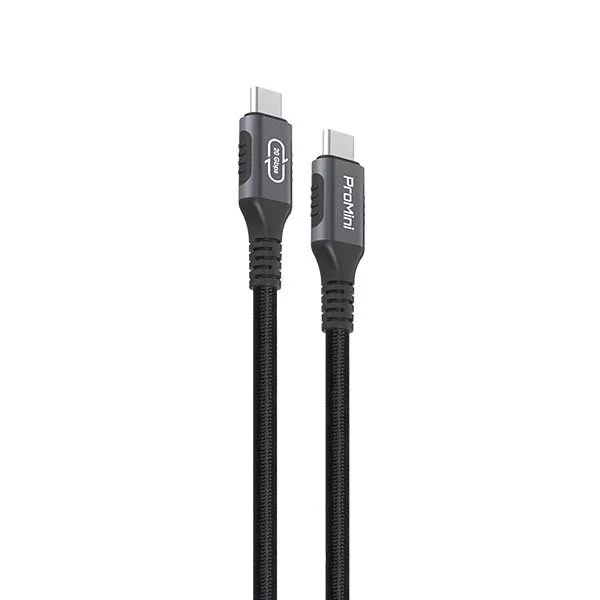 ProMini Type-C to Type-C 100W USB4.0 20Gbps 超高速螢幕線 (2m)【原裝行貨】