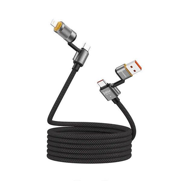 Magic-Pro ProMini 240W 四合一磁吸快充傳輸線 1.2M (M4N120)【原裝行貨】