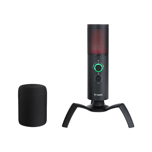 RAPOO VS500 RGB幻彩背光雙指向收音遊戲直播麥克風 gaming mic【原裝行貨】
