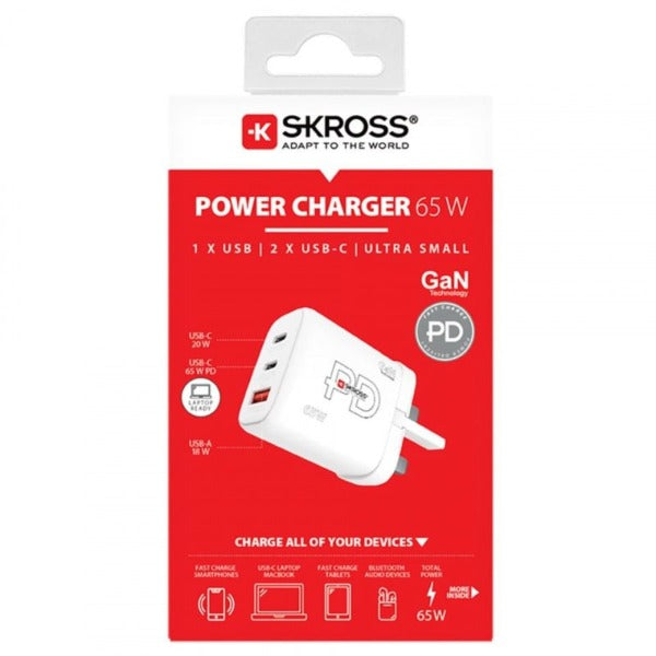 SKROSS Power Charger 65W GaN EU 【香港行貨】