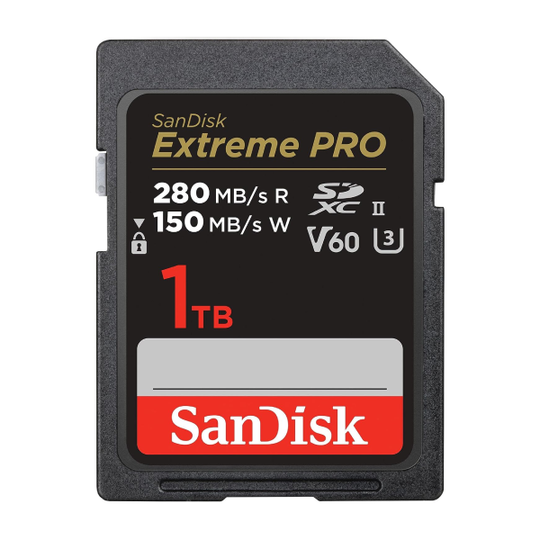 SanDisk EXTREME PRO SDXC V60 U3 C10 UHS-II 280MB/S R 100MB/S W 記憶卡【原裝行貨】
