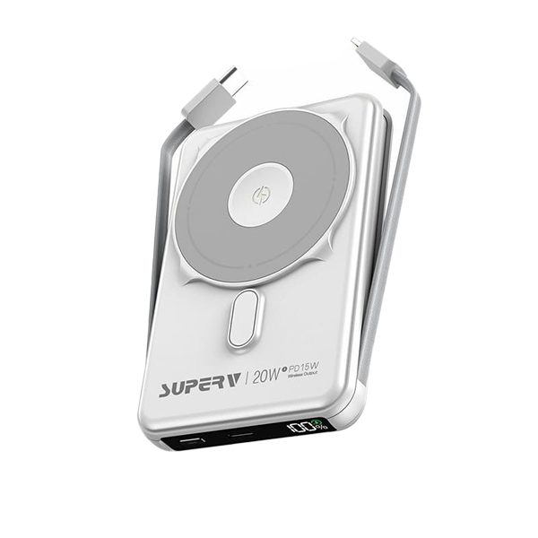 SuperV Power13 MagSafe 磁吸無線外置充電器 10000mAh【原裝行貨】