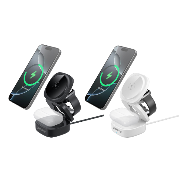 SUPERV 3合1 MagSafe可摺疊無線充電座 Station11【原裝行貨】