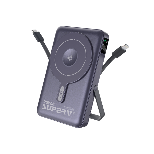 Superv 4合1 LED顯示屏無線移動電源 F45【3C認證】【原裝行貨】