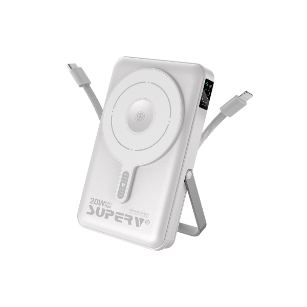 Superv 4合1 LED顯示屏無線移動電源 F45【3C認證】【原裝行貨】