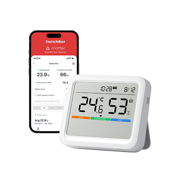 SwitchBot Meter Pro 環境溫度漏度計【原裝行貨】