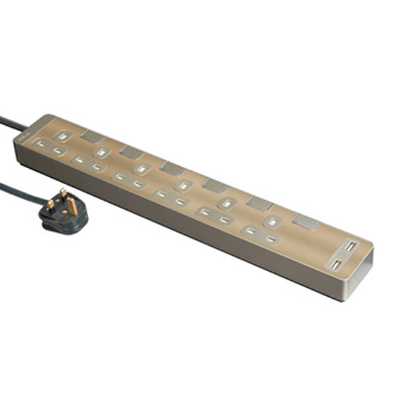 Schneider 施耐德 AvatarOn Extend 13A 拖板 (2個USB-A插頭)【原裝行貨】