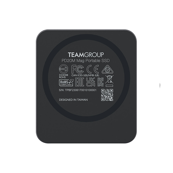Team Group PD20M Type-C 磁吸SSD (適配Magsafe) 1TB/2TB【原裝行貨】