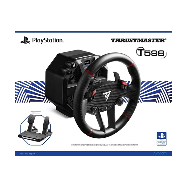 Thrustmaster T598 Direct Axial Drive Force Feedback Racing Wheel for PS5/PS4/PC 直驅軚盤【原裝行貨】