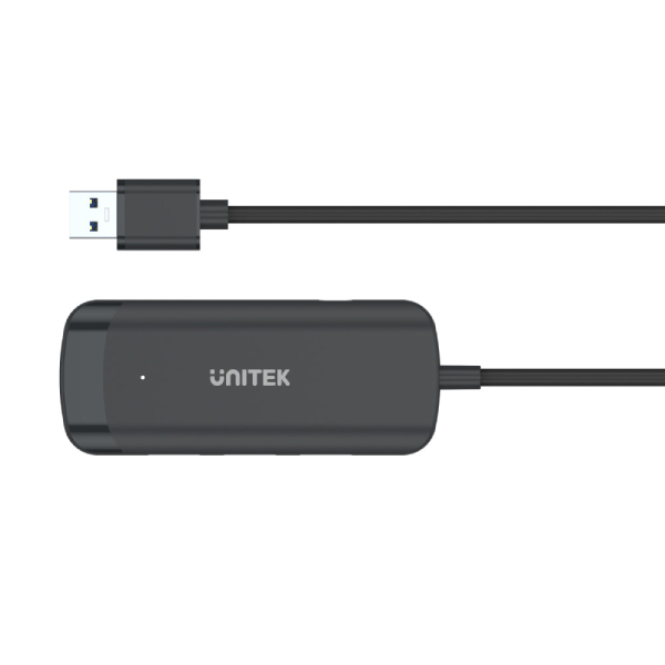 Unitek uHUB Q4 4接口 USB Hub (帶150cm特長配線及外接電源口) (H1111E)【原裝行貨】