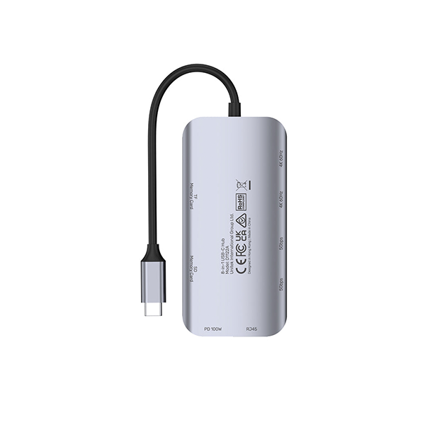 Unitek D1122A 8合1 USB-C Hub【原裝行貨】