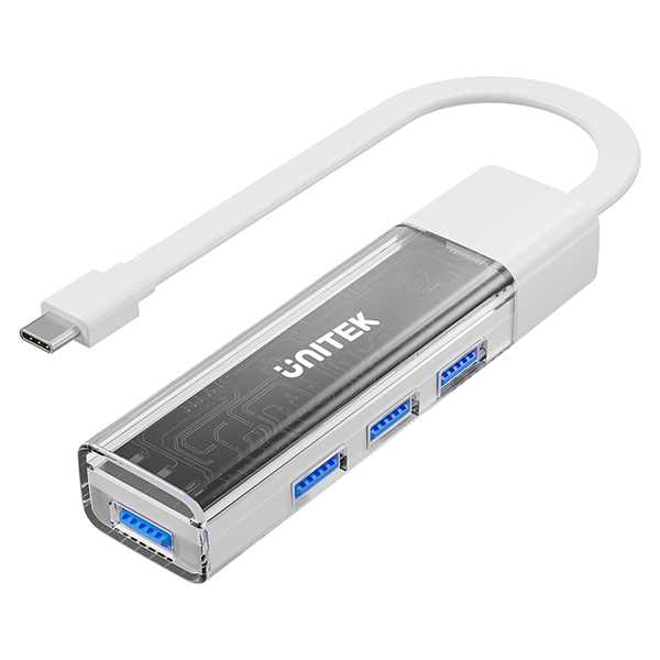 Unitek H1319A 雙向 USB 集線器附可拆卸 USB-C 線【原裝行貨】