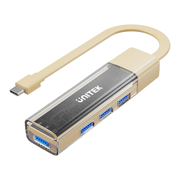 Unitek H1319A 雙向 USB 集線器附可拆卸 USB-C 線【原裝行貨】