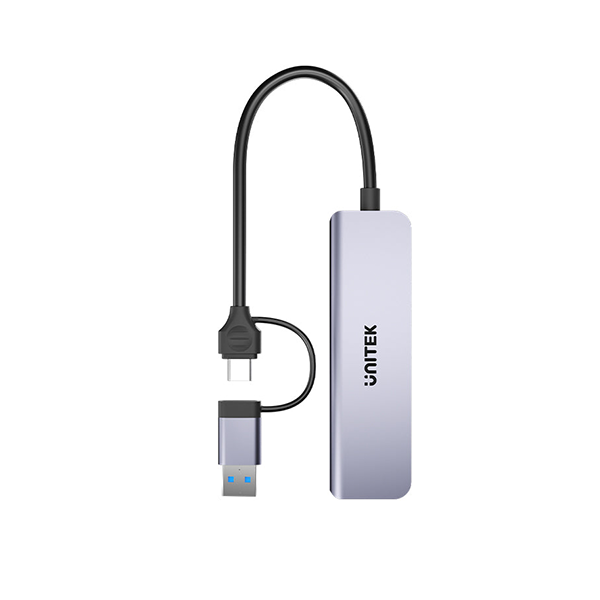 Unitek H1320AGY uHUB P5+ 5合1 USB 5Gbps Hub (帶雙讀卡器)【原裝行貨】