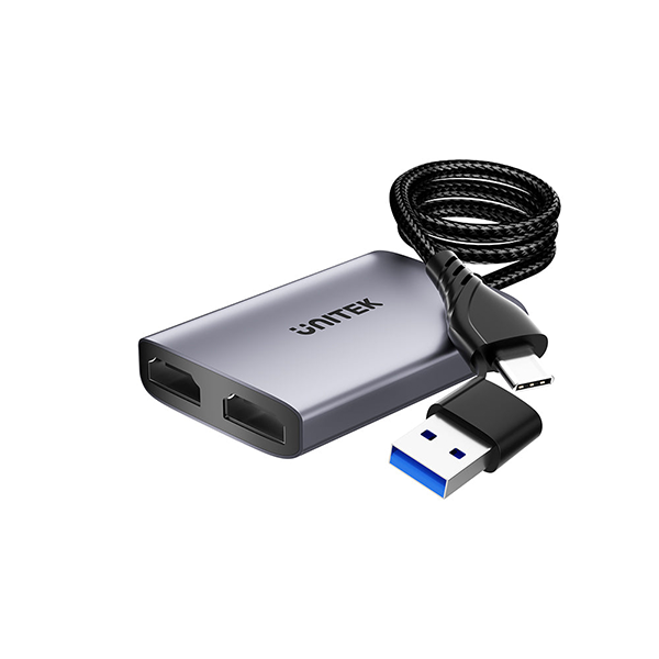 Unitek V1427A USB C/A 雙 HDMI 轉換器【原裝行貨】