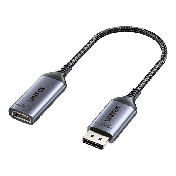 Unitek V1611A01 8K DisplayPort 轉 HDMI 轉接器【原裝行貨】