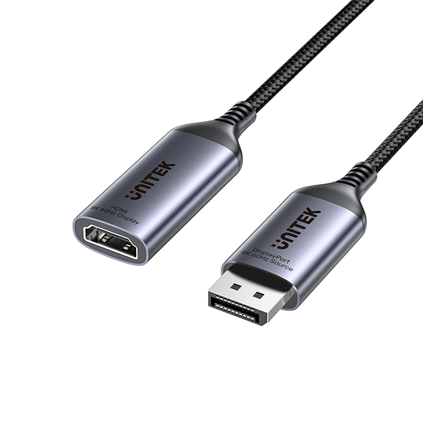 Unitek V1611A01 8K DisplayPort 轉 HDMI 轉接器【原裝行貨】