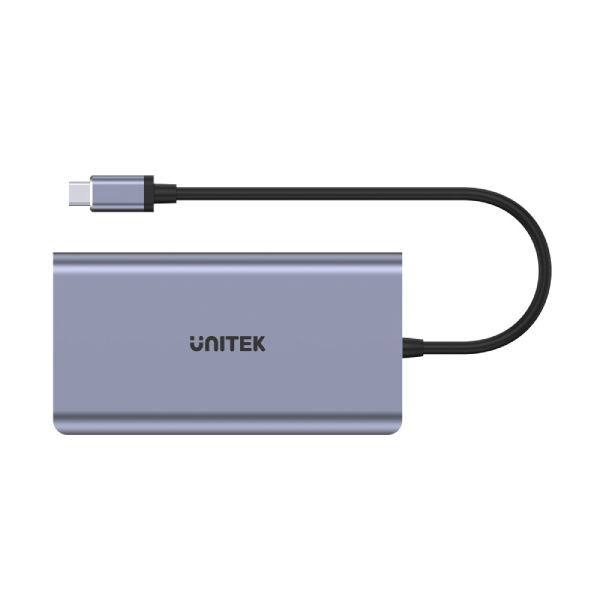 Unitek uHUB O8+ 8 合 1 多媒體 USB-C Hub (D1019B)【原裝行貨】