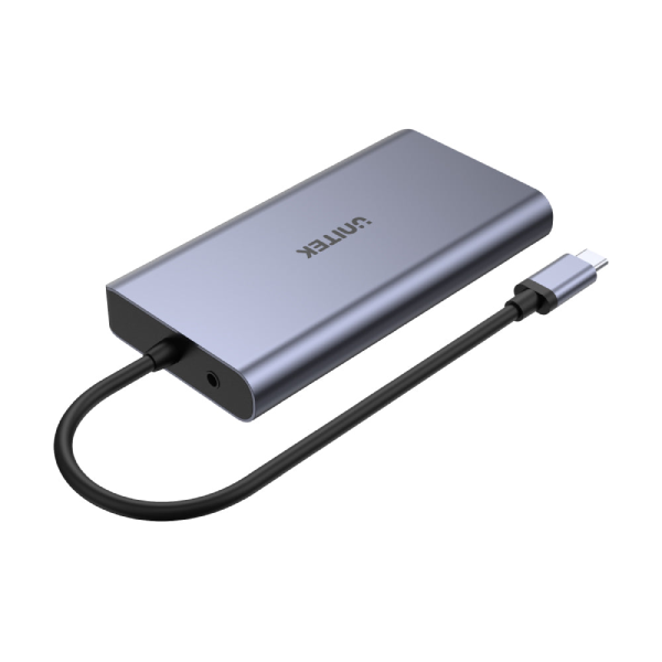 Unitek uHUB O8+ 8 合 1 多媒體 USB-C Hub (D1019B)【原裝行貨】