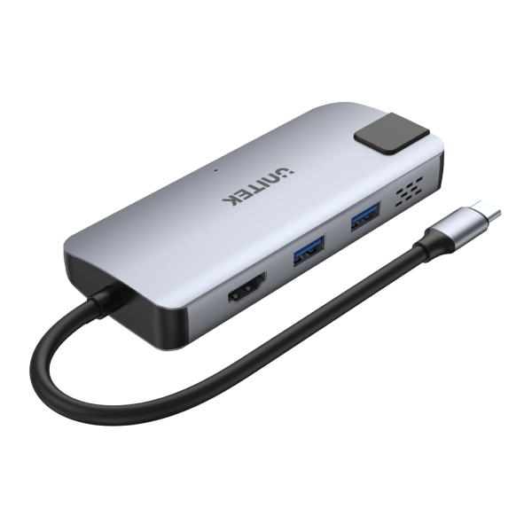 Unitek uHUB P5+ 5 合 1 多媒體 USB-C Hub (D1028A)【原裝行貨】