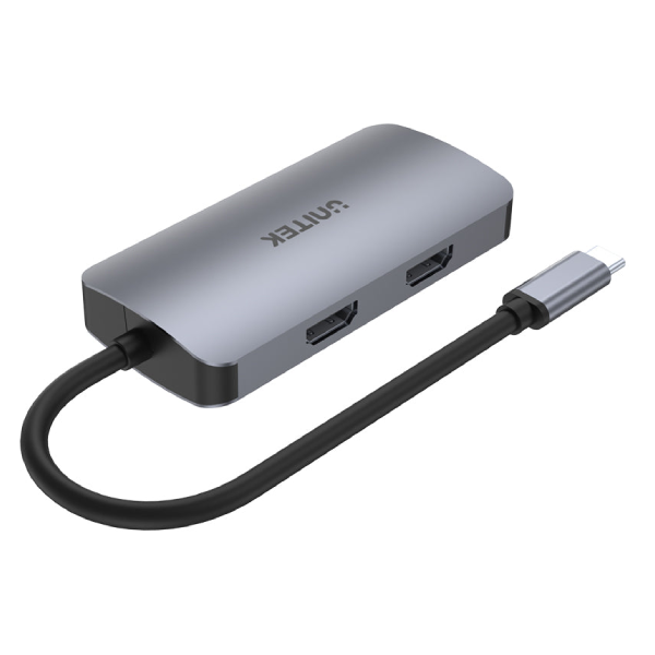 Unitek uHUB P5 5 合 1 多媒體 USB-C Hub (支援4K HDMI 和 USB-PD 100W) (D1051A)【原裝行貨】