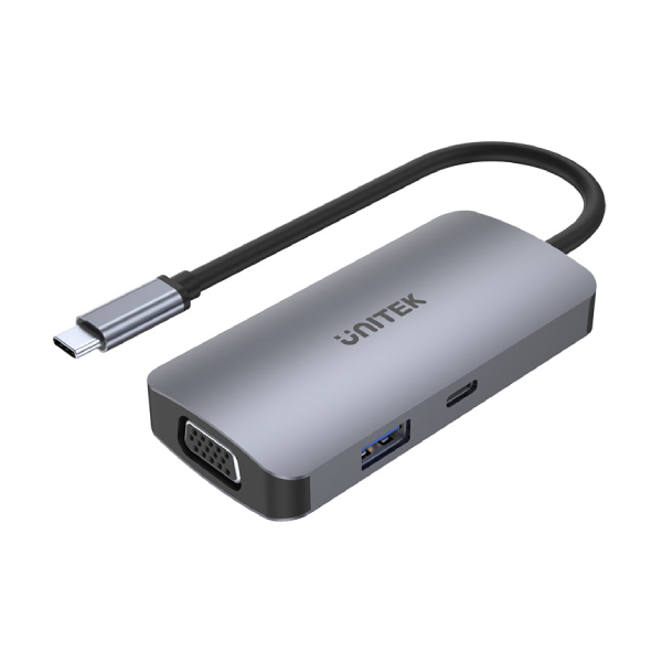 Unitek uHUB P5 5 合 1 多媒體 USB-C Hub (支援4K HDMI 和 USB-PD 100W) (D1051A)【原裝行貨】