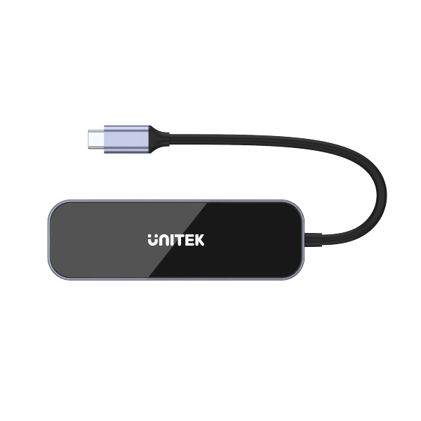 Unitek uHUB H6 Gloss 6 合 1 強化玻璃鏡面 USB-C Hub (D1084A)【原裝行貨】