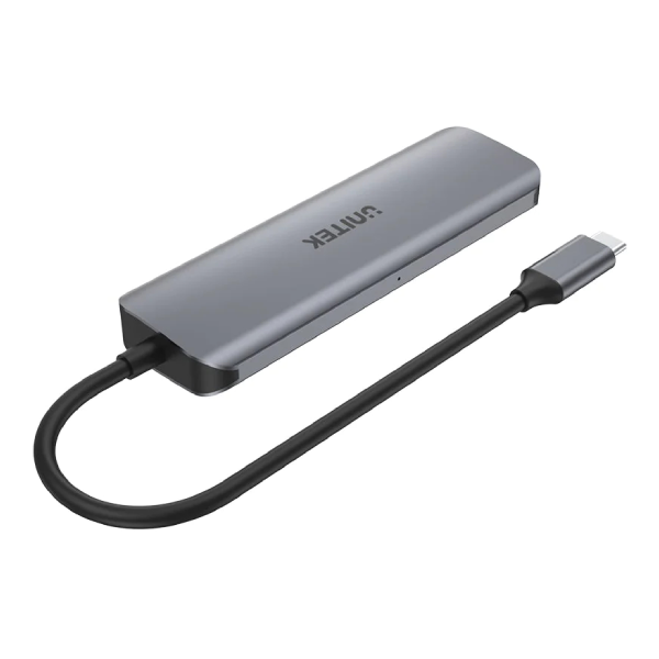 Unitek uHUB P5+ 6 合 1 多媒體 USB-C Hub (支援4K HDMI 和 雙讀卡器) (H1107F)【原裝行貨】