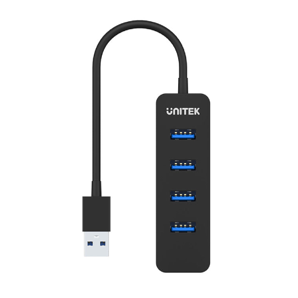 Unitek uHUB Q4 4接口 USB Hub (帶 USB-C 外接電源口) (H1117A)【原裝行貨】