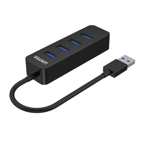 Unitek uHUB Q4 4接口 USB Hub (帶 USB-C 外接電源口) (H1117A)【原裝行貨】