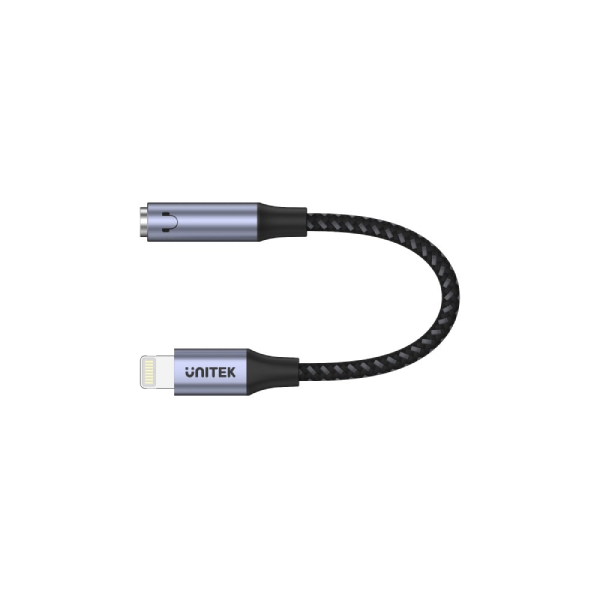 Unitek Lightning 至 3.5mm 耳機插孔轉接器 M1208A【原裝行貨】