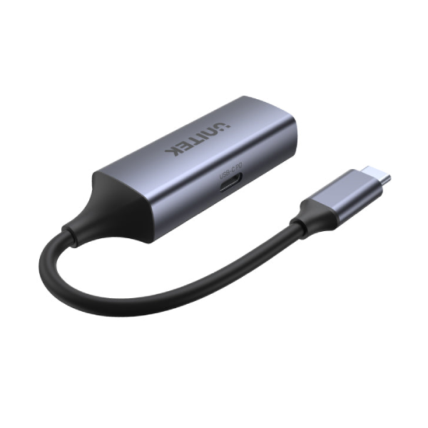 Unitek 2 合 1 USB-C 轉千兆位乙太網轉接器 (配有USB-C PD 快速充電接口) U1323A【原裝行貨】