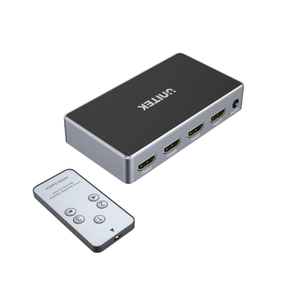 Unitek 4K 30Hz HDMI 切換器 (3進1出) V1111A【原裝行貨】