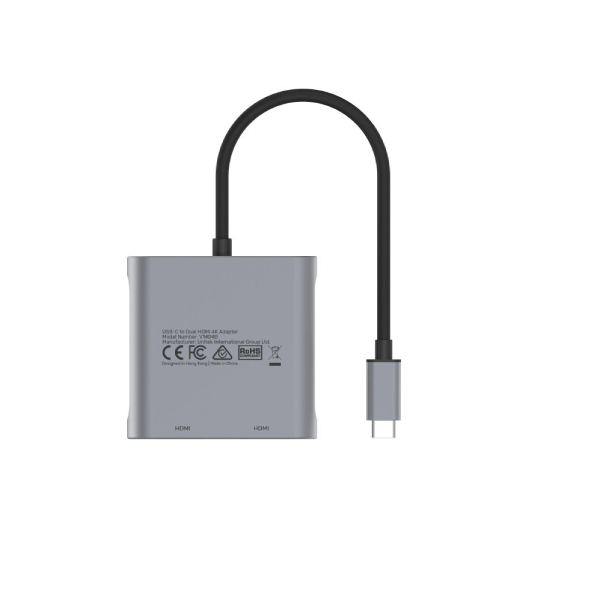 Unitek 4K USB-C 轉雙 HDMI 轉接器 (支援MST多串流傳輸) V1404B【原裝行貨】