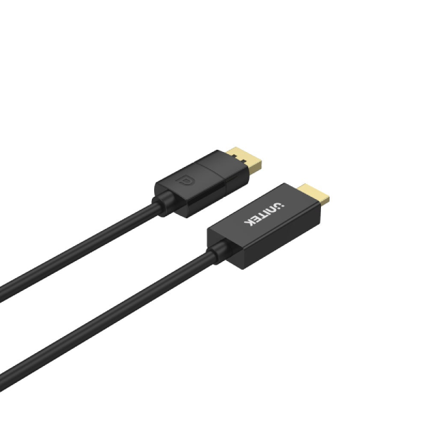 Unitek DP 1.2 to HDMI 4K 轉接線 (1.8 米) V1608A【原裝行貨】