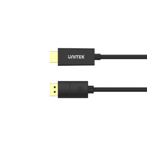 Unitek DP 1.2 to HDMI 4K 轉接線 (1.8 米) V1608A【原裝行貨】