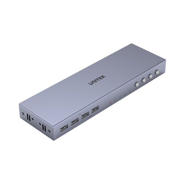 Unitek 4K 60Hz HDMI KVM 切換器 (4進1出) V306A【原裝行貨】