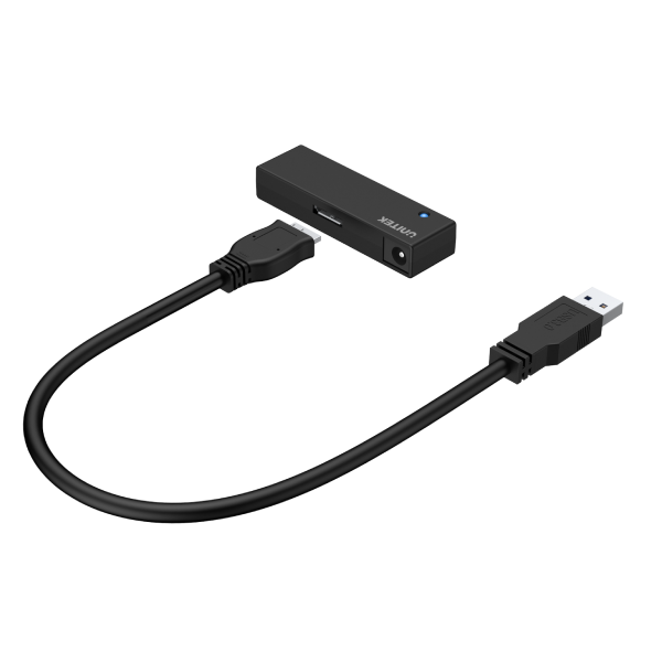 Unitek USB 3.0 轉 SATA III 轉接器 (附12V2A電源轉換器) (Y-1039)【原裝行貨】