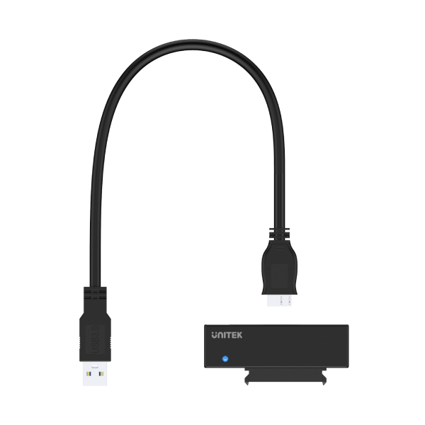 Unitek USB 3.0 轉 SATA III 轉接器 (附12V2A電源轉換器) (Y-1039)【原裝行貨】