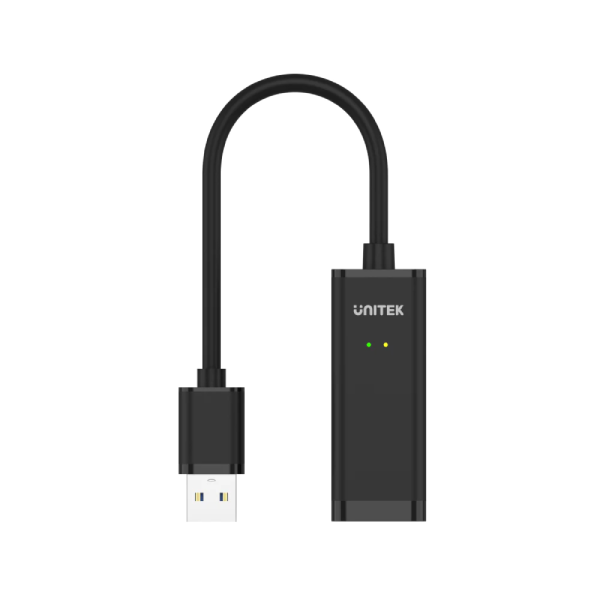 Unitek USB 轉乙太網轉接器 (消光黑) Y-1468【原裝行貨】