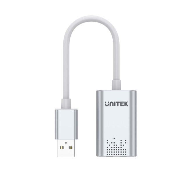 Unitek USB 轉 3.5mm 立體聲音訊轉接器 Y-247A【原裝行貨】