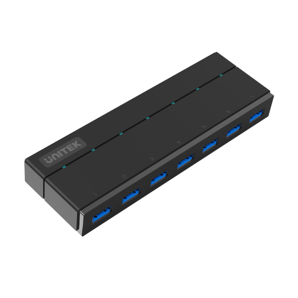 Unitek 7接口 USB Hub (附12V3A電源轉換器)(Y-3184)【原裝行貨】