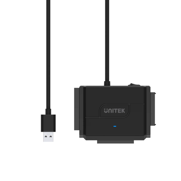 Unitek SmartLink Trinity 3 合 1 USB 3.0 轉 SATA II 及雙 IDE 轉接器 (附12V2A電源轉換器) (Y-3324)【原裝行貨】