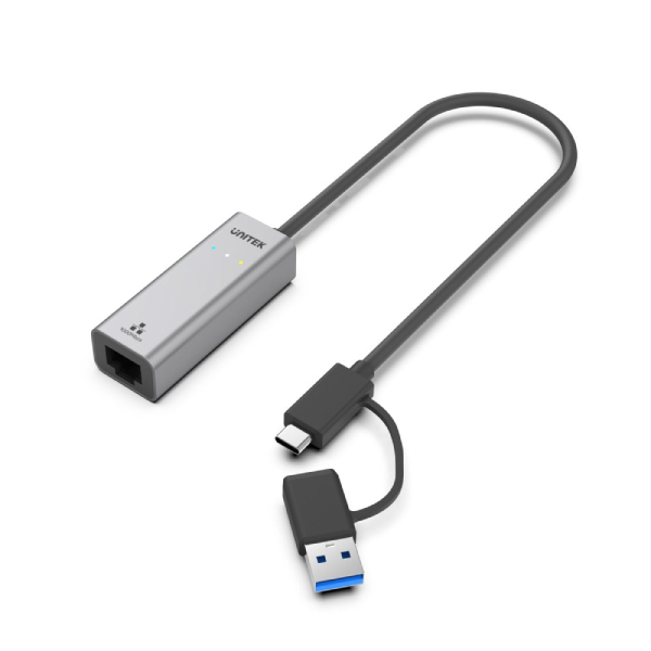Unitek USB-C/A轉千兆位乙太網轉接器 Y-3465A【原裝行貨】