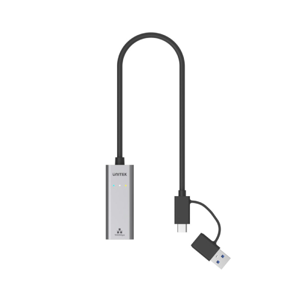 Unitek USB-C/A轉千兆位乙太網轉接器 Y-3465A【原裝行貨】